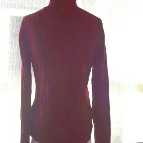 VINTAGE SILX silk turtleneck. Collegiate, preppy, quiet luxury, Ivy League, Chic - Picture 3 of 4